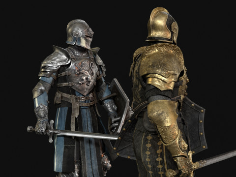 Knight Lion 3D Model