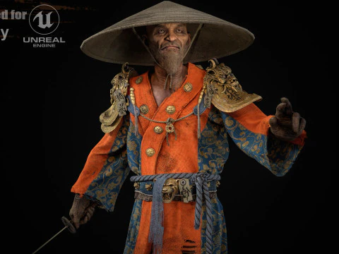 Eski Samuray 3D Model