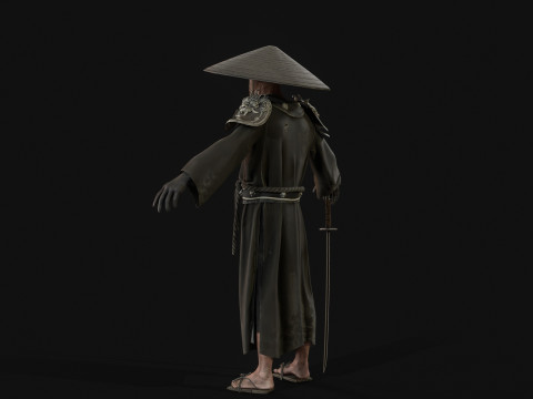 Старий самурай 3D Модель