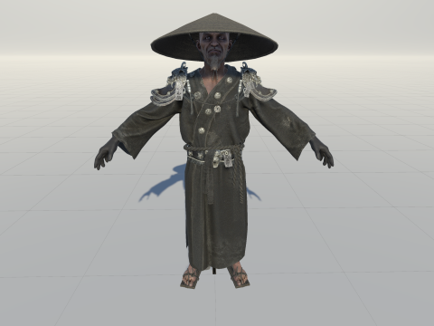 Старий самурай 3D Модель