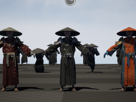 Старий самурай 3D Модель