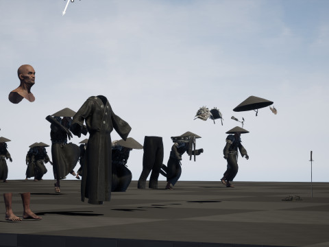 Старий самурай 3D Модель