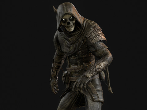 कंकाल आर्चर 3D मॉडल