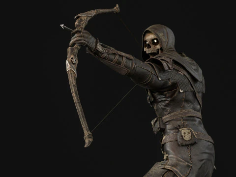 İskelet Ok&ccedil;u 3D Model