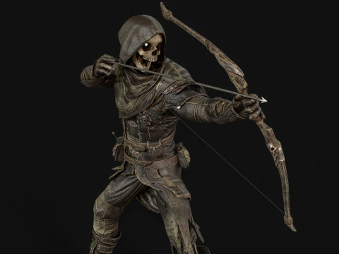 İskelet Ok&ccedil;u 3D Model