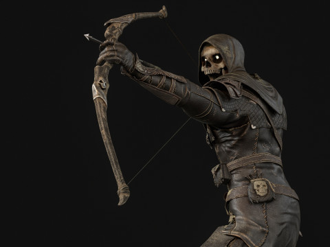 कंकाल आर्चर 3D मॉडल