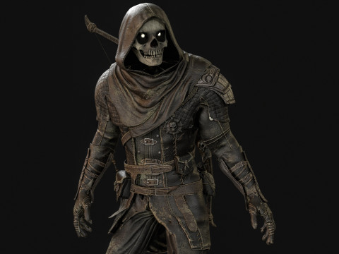 कंकाल आर्चर 3D मॉडल