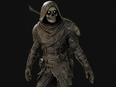 İskelet Ok&ccedil;u 3D Model