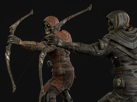 İskelet Ok&ccedil;u 3D Model