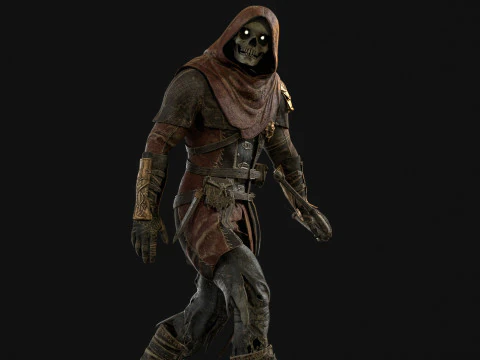 İskelet Ok&ccedil;u 3D Model