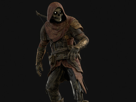 कंकाल आर्चर 3D मॉडल