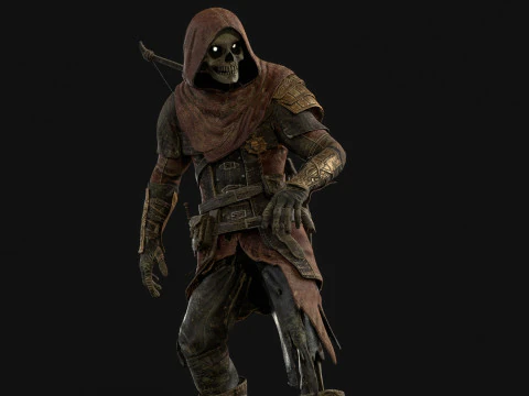 İskelet Ok&ccedil;u 3D Model