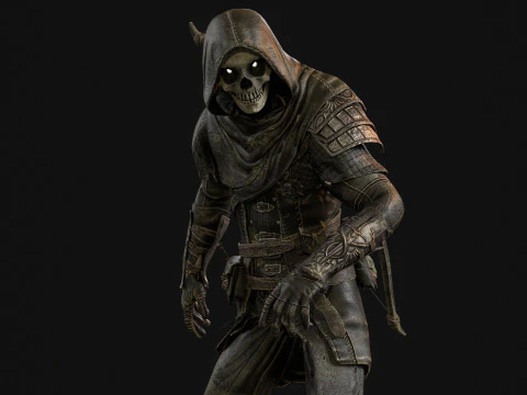 İskelet Ok&ccedil;u 3D Model