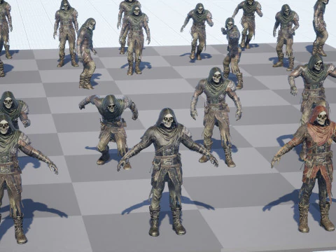 İskelet Ok&ccedil;u 3D Model