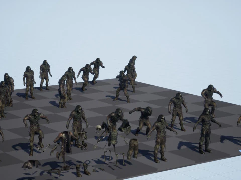 İskelet Ok&ccedil;u 3D Model