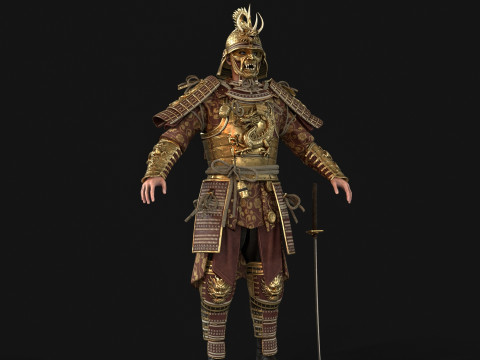 SamuraiRemaster5 Modello 3D