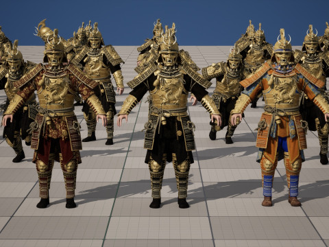 SamuraiRemaster5 Modello 3D