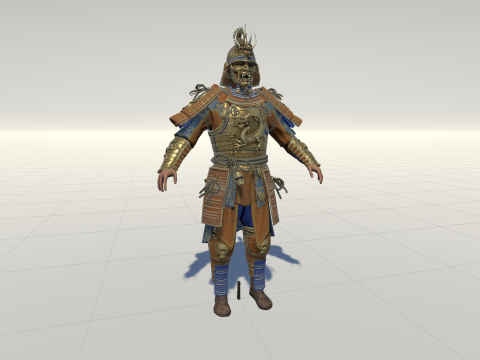 SamuraiRemaster5 Modello 3D