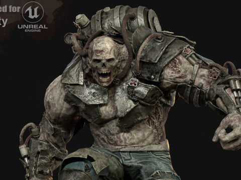 Зомби Джаггер 3D Модель