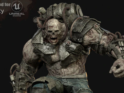 Зомби Джаггер 3D Модель