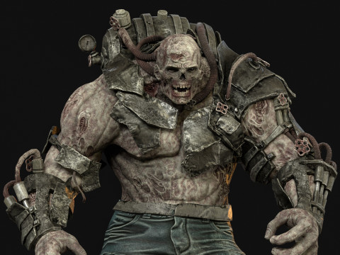 Zombie Jagger 3D Model