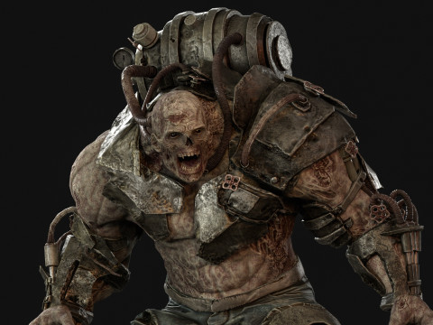 Zombie Jagger 3D Model