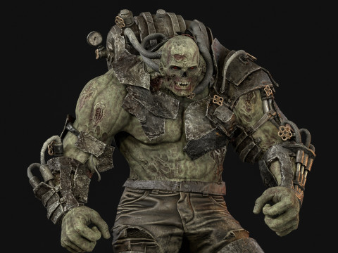 Zombie Jagger 3D Model