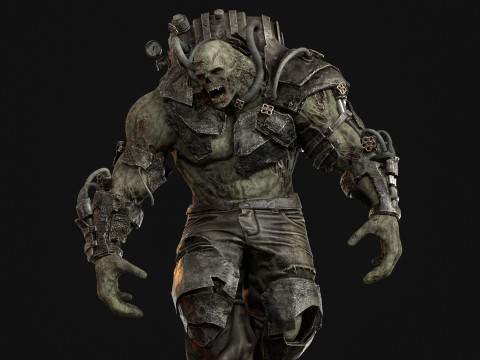 Zombie Jagger 3D Model