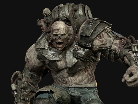 Zombie Jagger 3D Model