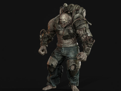 Zombie Jagger 3D Model