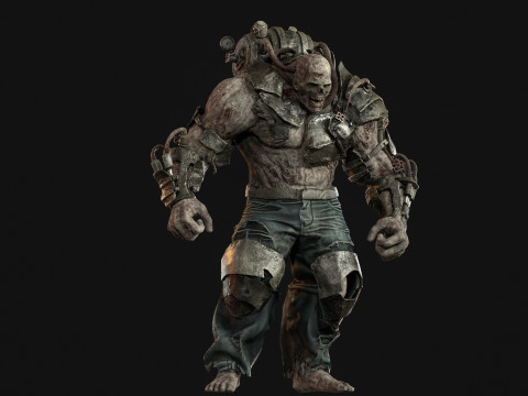 Zombie Jagger 3D Model