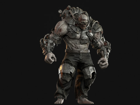 Zombie Jagger 3D Model