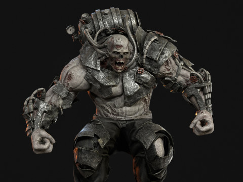 Zombie Jagger 3D Model