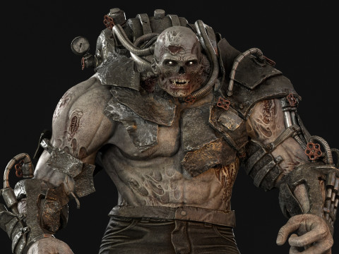 Zombie Jagger 3D Model