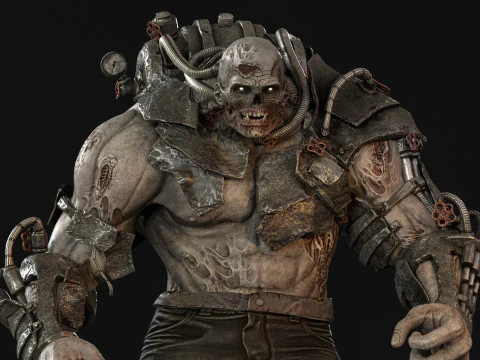 Zombie Jagger 3D Model