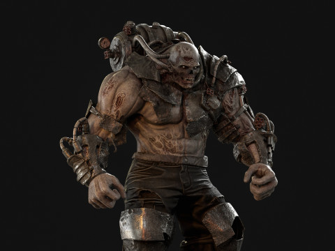 Zombie Jagger 3D Model