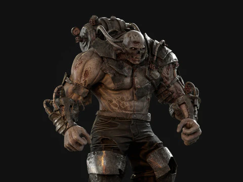Zombie Jagger 3D Model