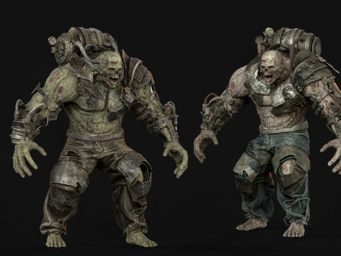 Zombie Jagger 3D Model