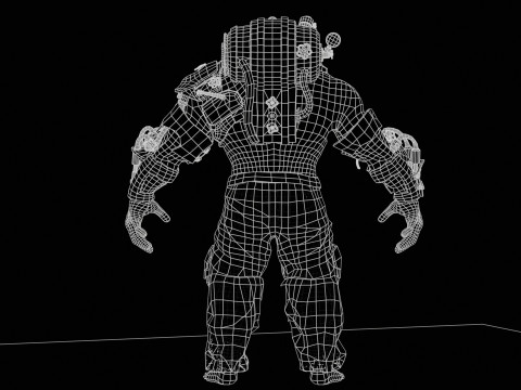 Zombie Jagger 3D Model