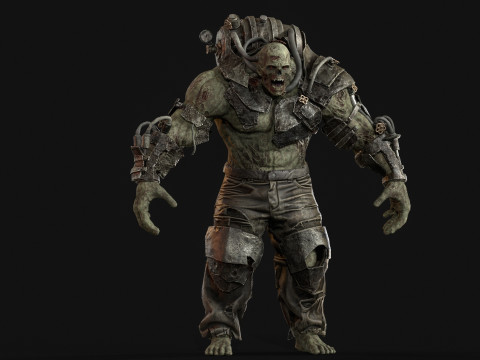 Zombie Jagger 3D Model