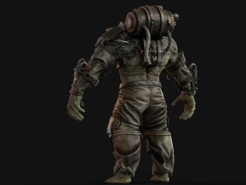 Zombie Jagger 3D Model