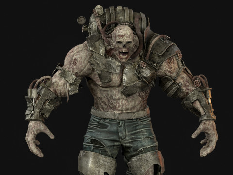 Zombie Jagger 3D Model