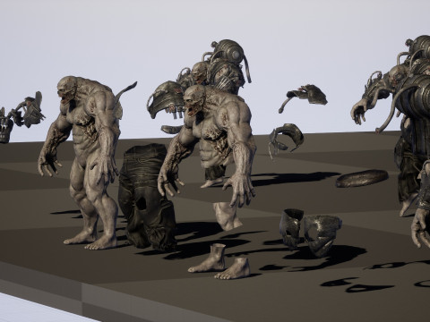 Zombie Jagger 3D Model