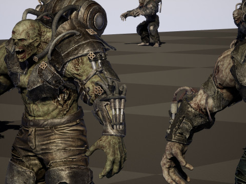 Zombie Jagger 3D Model