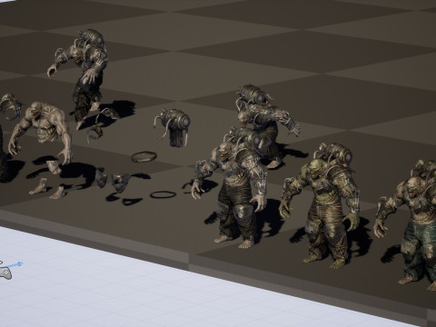 Zombie Jagger 3D Model