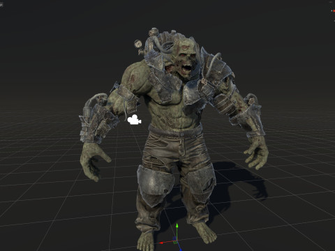 Zombie Jagger 3D Model