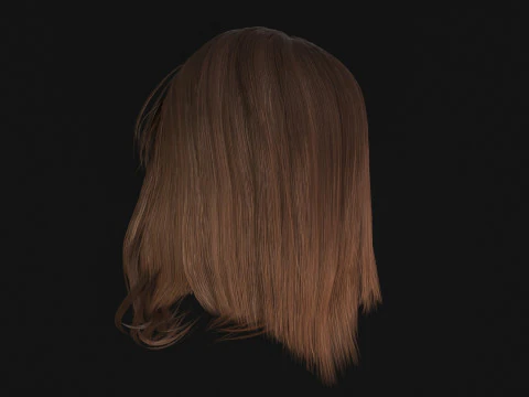 3Woman Long Kare 3D Model