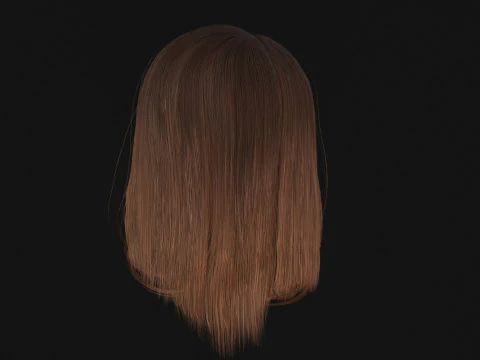 3Woman Long Kare 3D Model
