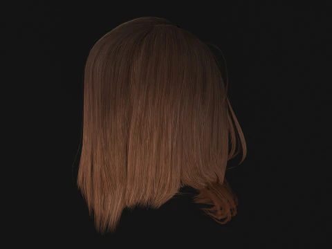 3Woman Long Kare 3D Model