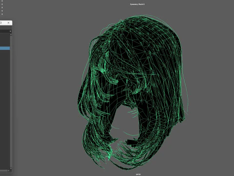 3Woman Long Kare 3D Model